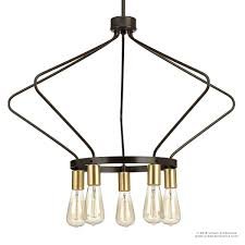 Industrial Chandelier ??? Bronze