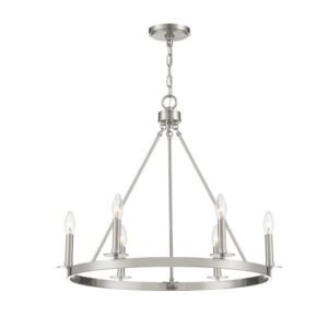 Contemporary Industrial Fixture ??? Brushed Nickel